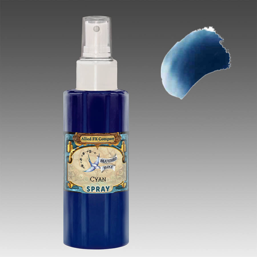 Blue Spray Inks