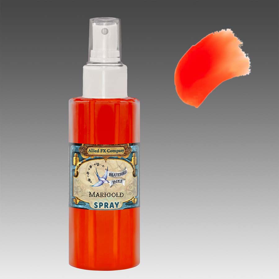 Orange Spray Inks