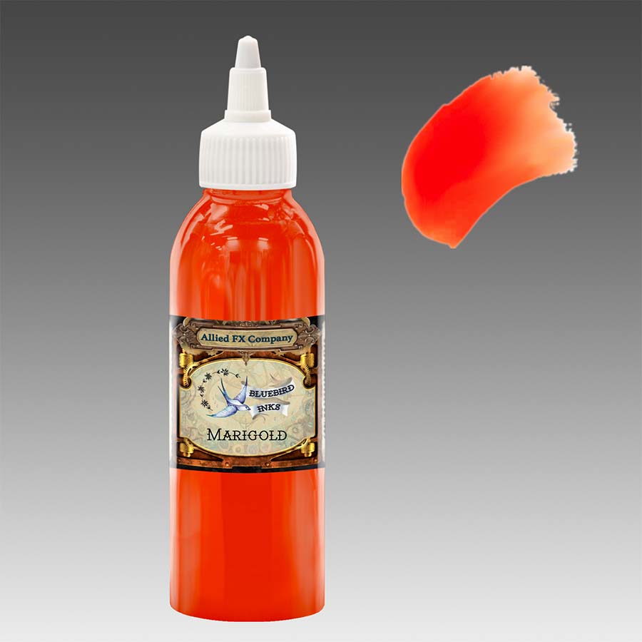 Orange Fluid Inks