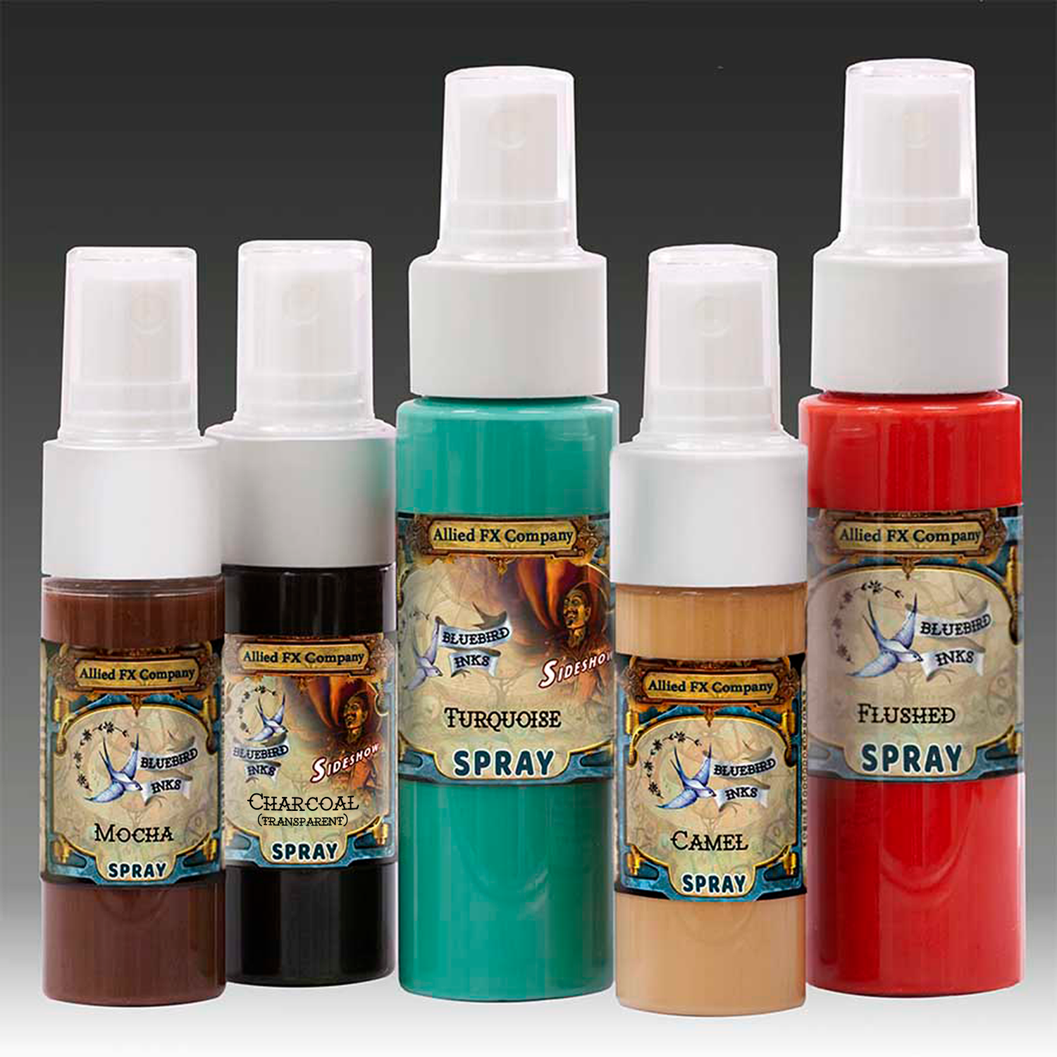 Bluebird &amp; Sideshow Airbrush Spray Inks